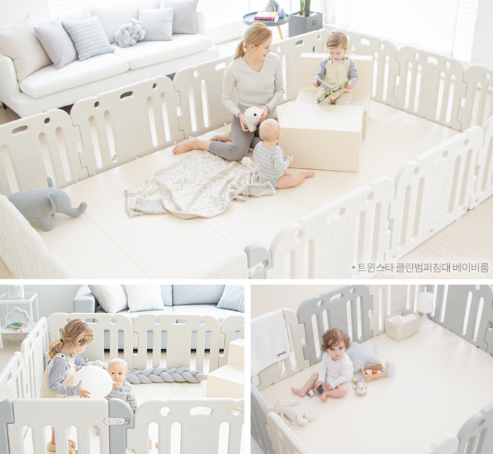 Ggumbi Lucky Star Baby Room Coco Gray 755 (For Lucky Star Bumper Play Room XL)