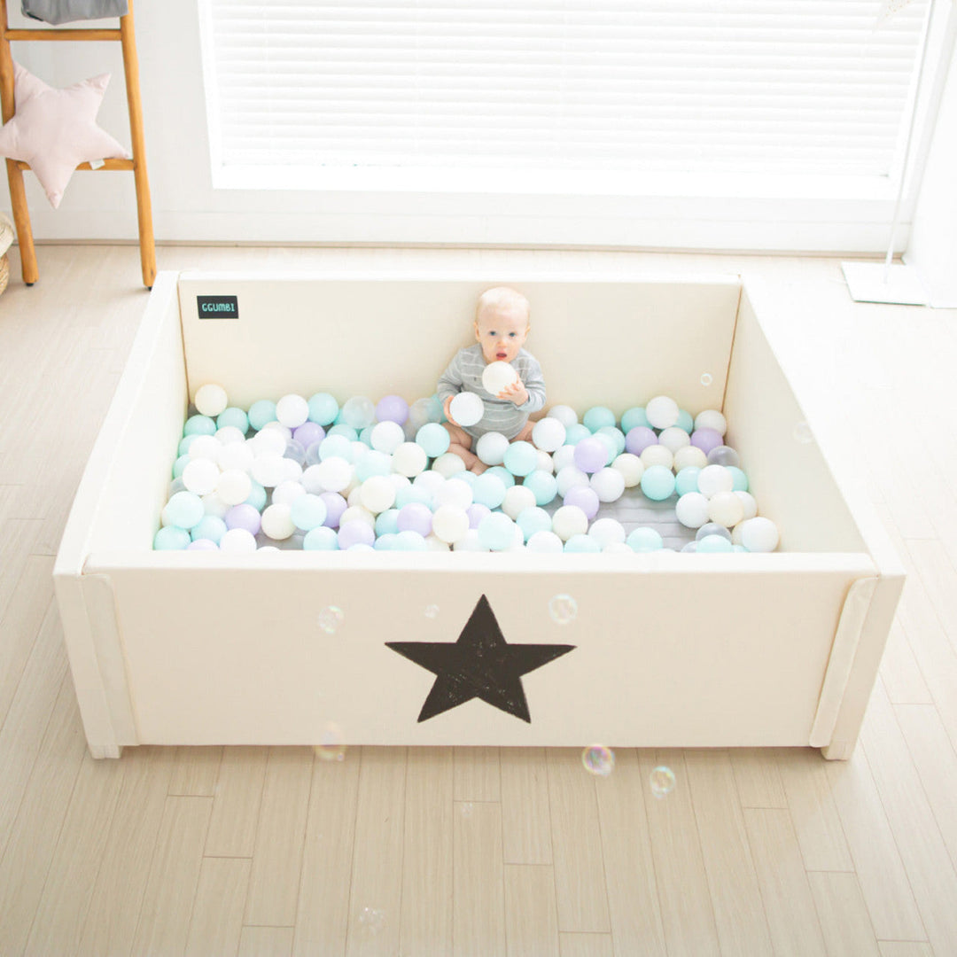 Ggumbi Lucky Star Bumper Play Room - Ivory (XL)