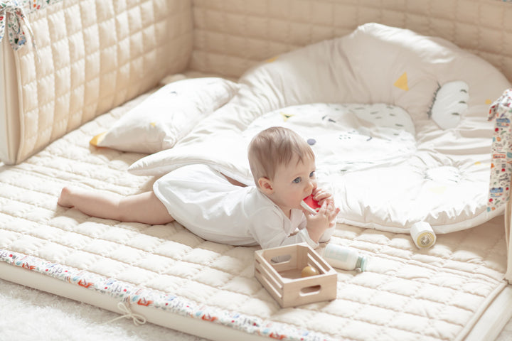 Ggumbi Lucky Star Bumper Play Room - Ivory (XL)