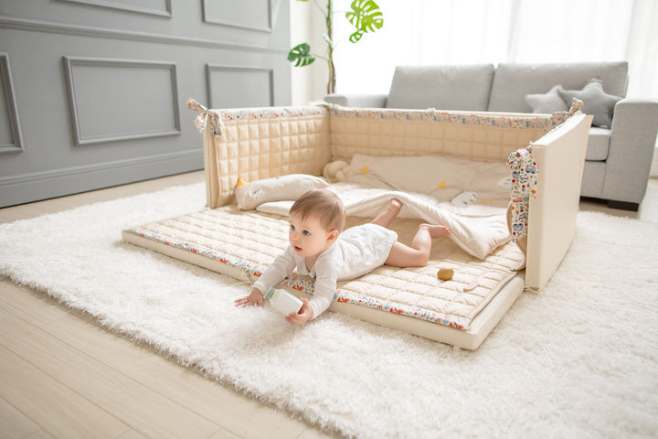 Ggumbi Lucky Star Bumper Play Room - Ivory (XL)