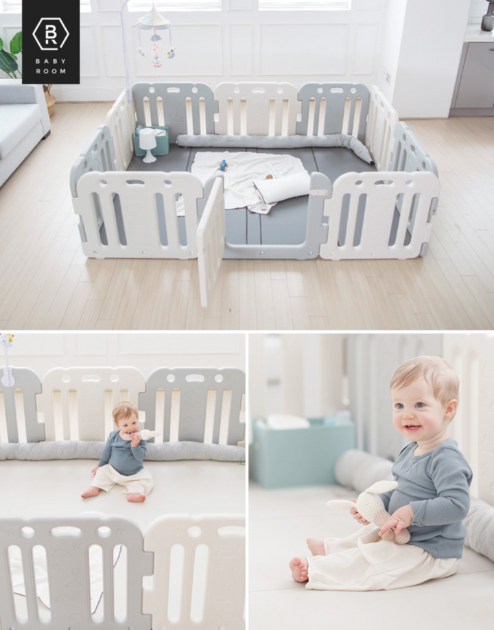 Ggumbi Baby Room - 10 Pieces Gray (For 1 Licoco Play Mat)