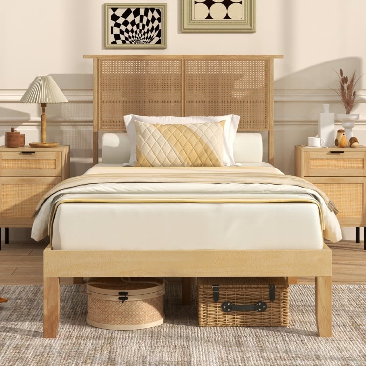 Kids Rattan Bed - TWIN SIZE