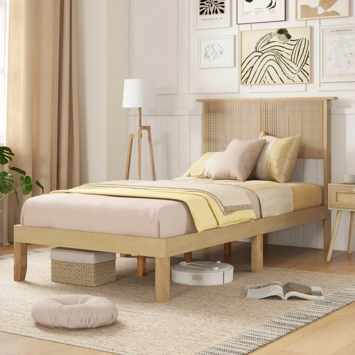 Kids Rattan Bed - TWIN SIZE