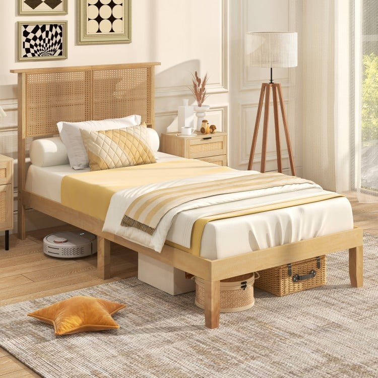 Kids Rattan Bed - TWIN SIZE