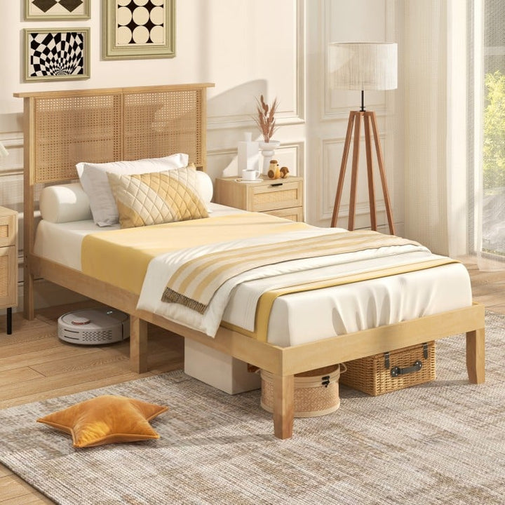 Kids Rattan Bed - TWIN SIZE