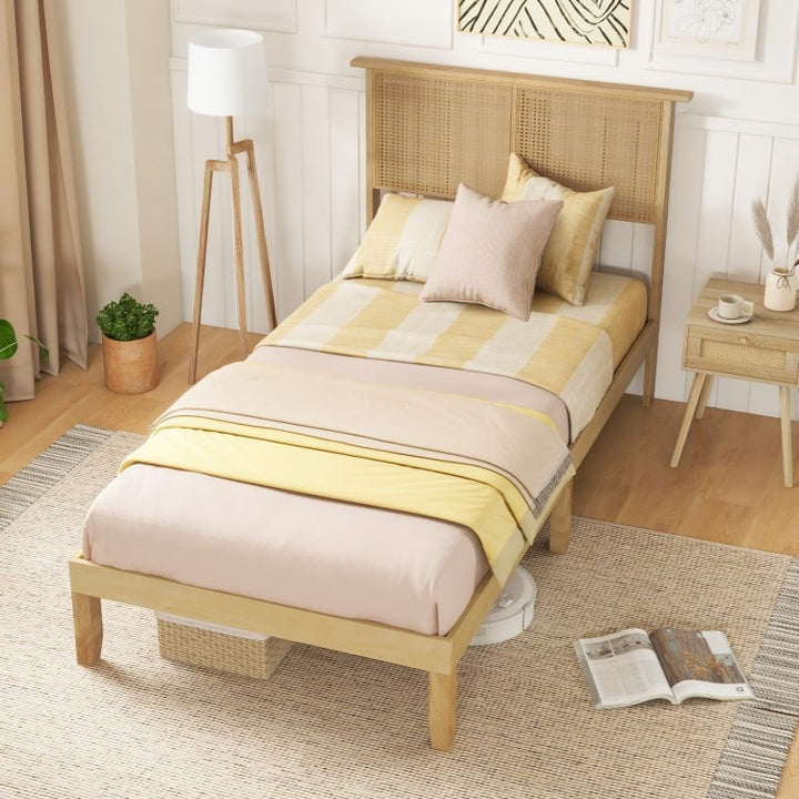 Kids Rattan Bed - TWIN SIZE